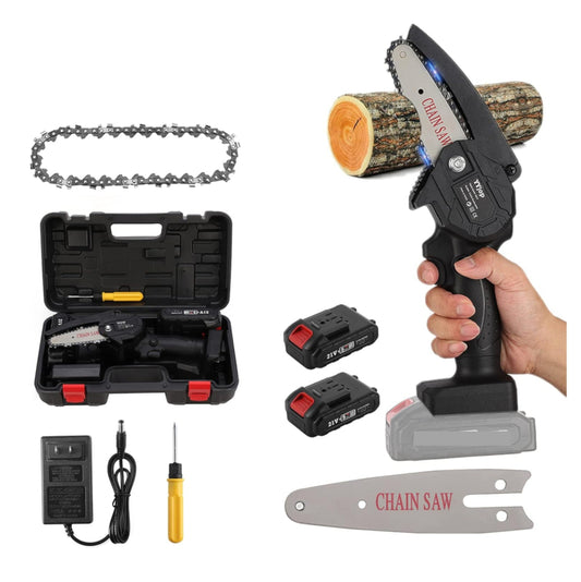 Motosierra PRO Portatil Doble Bateria